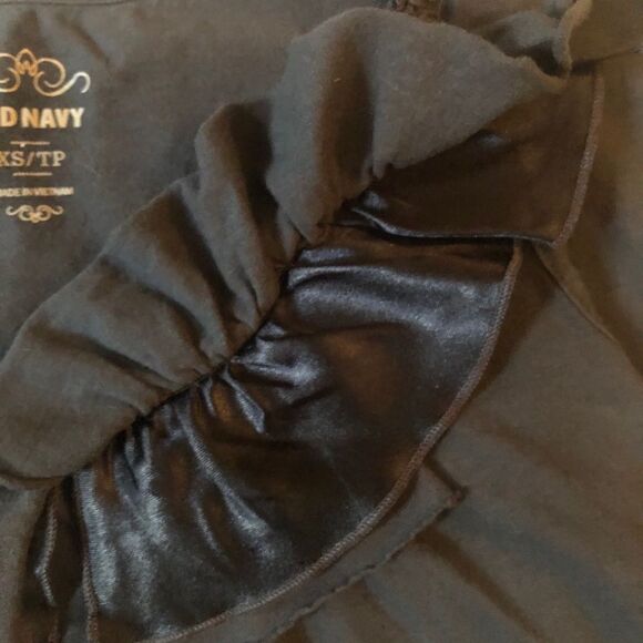 Old Navy Blue Cotton Blend Cotton Blend Top Sz: XS - Picture 5 of 8